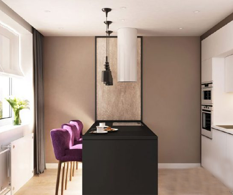 65平米一居室的现代风格案例，全包只花8万！-金悦SOHO公寓装修