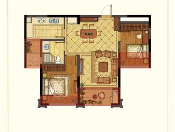 14平米一居室的简约风格案例，全包只花6万！-宁波银泰城装修