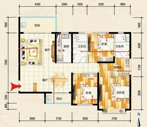 这套138平米的三居室，最后还是选定现代风格，效果竟远超预期。-保利拉菲公馆装修