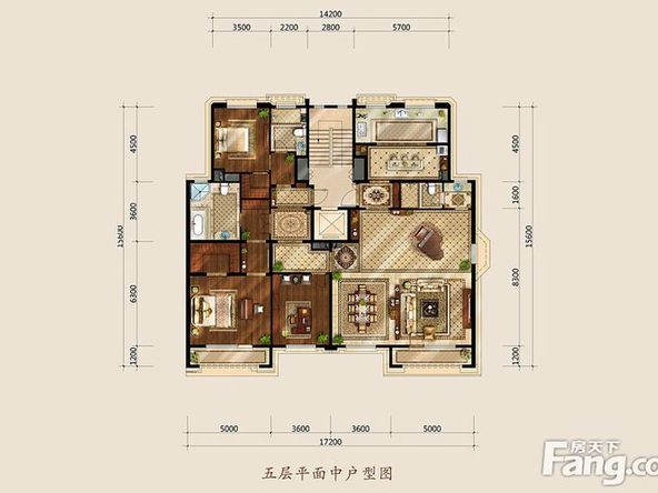 现代风格的200平米的四居室装修成这样，亲朋好友都艳羡。-曲江兰亭装修