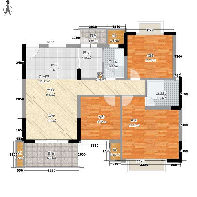 125平米的三居室，运用现代的装修风格效果是怎样的？-金域中央天越装修