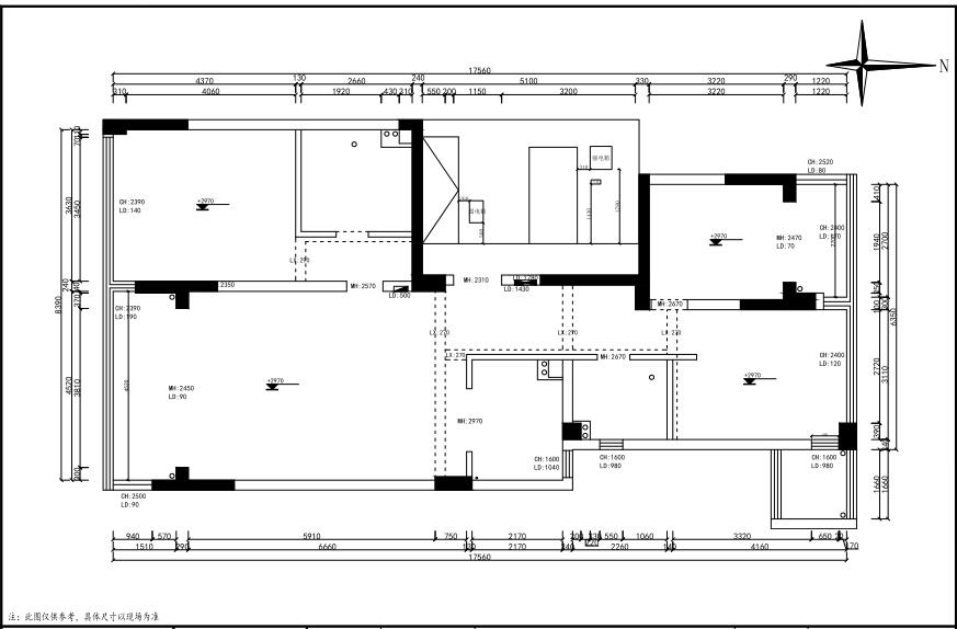 现代风格三居室装修案例，127.07平米的房子装修多少钱？-沁春园装修
