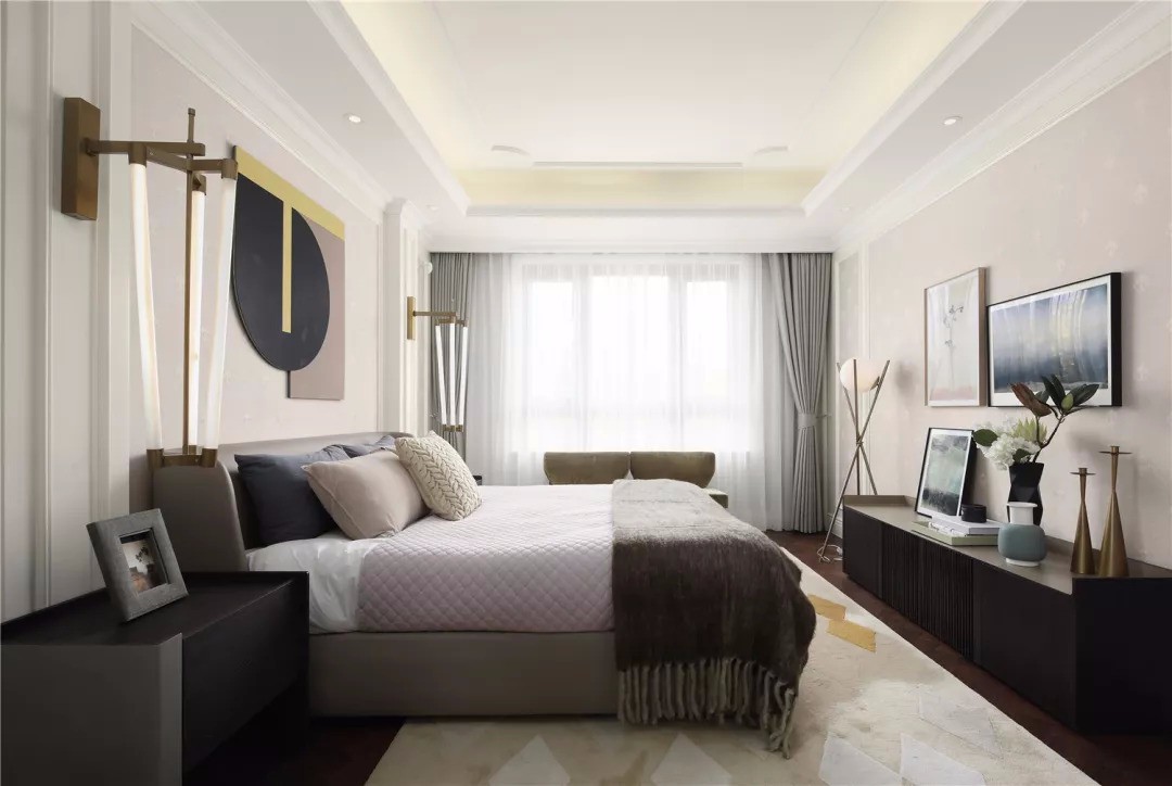 105.48平米二居室设计说明，16万元装修的现代风格有什么效果？-武汉中国健康谷装修