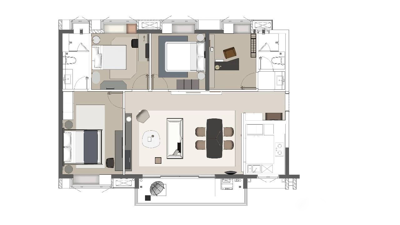 98平米的三居室装修价格是多少？12装修成什么效果？