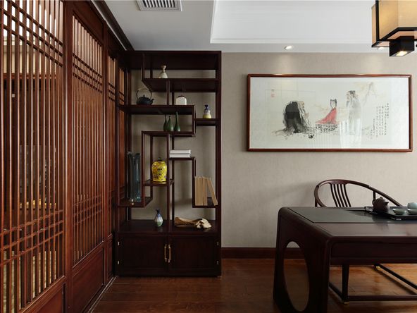 中式风格四居室如何装修，189平米的房子这样装才阔气！-天津恒大帝景装修