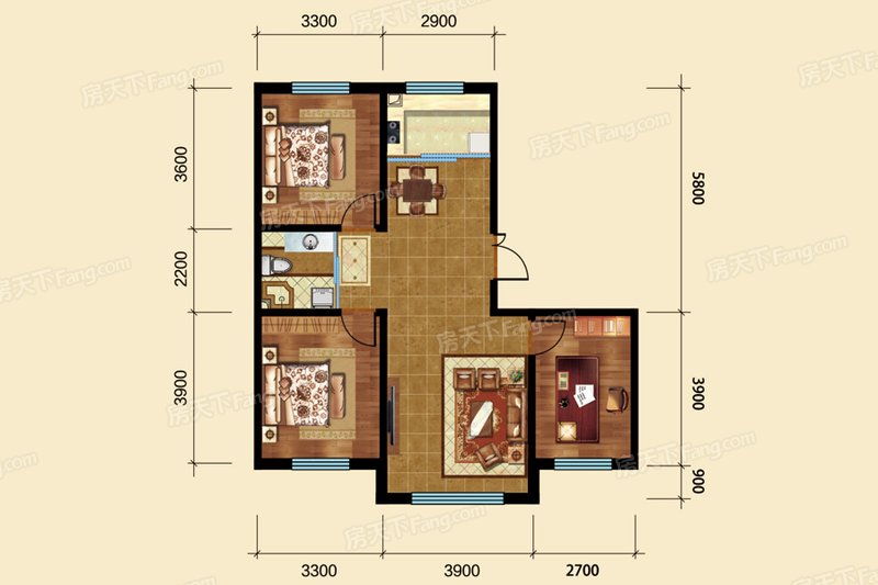 现代风格三居室如何装修，107平米的房子这样装才阔气！-吉森漫桦林装修
