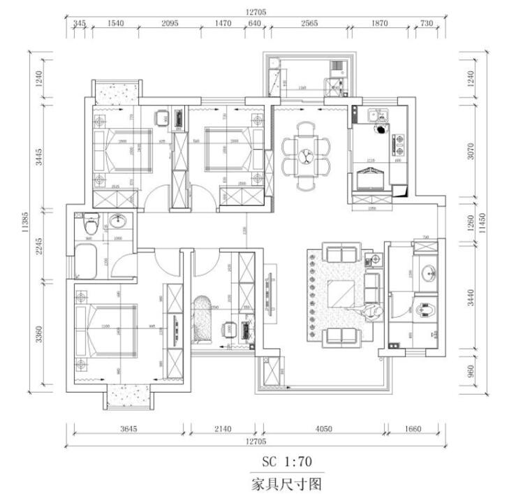 138平米的房子怎么装修合适，朋友全包花了16万，大家都惊呆了！-七星富利天城装修