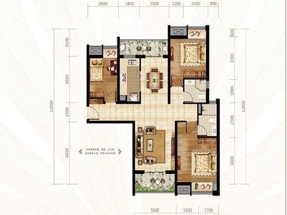 邻居家131平米的三居室，仅仅用了20万元，就完成了全包装修，如此划算！-天津恒大帝景装修