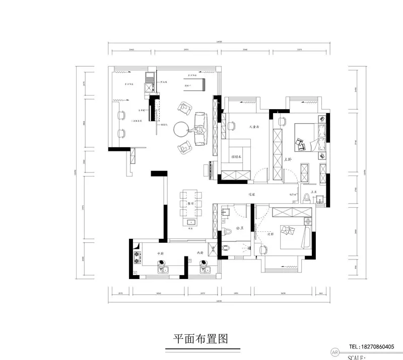 145平米新房，四居室全包装修才花21万元，邻居看了羡慕不已！-辉煌家园装修