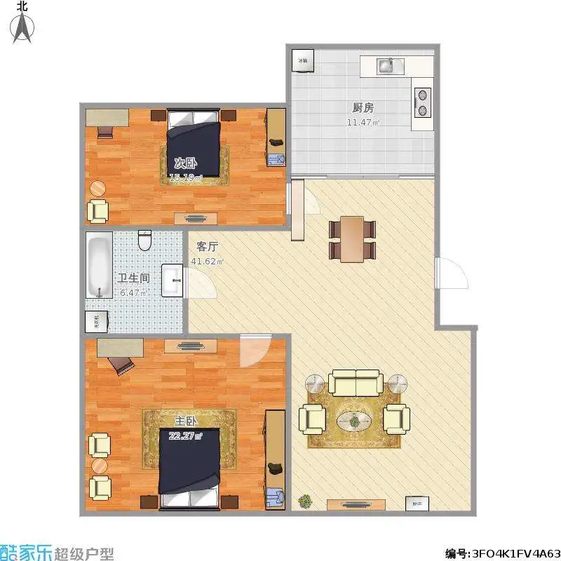 104平米的房子这样装修面积大了1倍，装修只花15万元！-高尔夫社区汤泉美地城装修