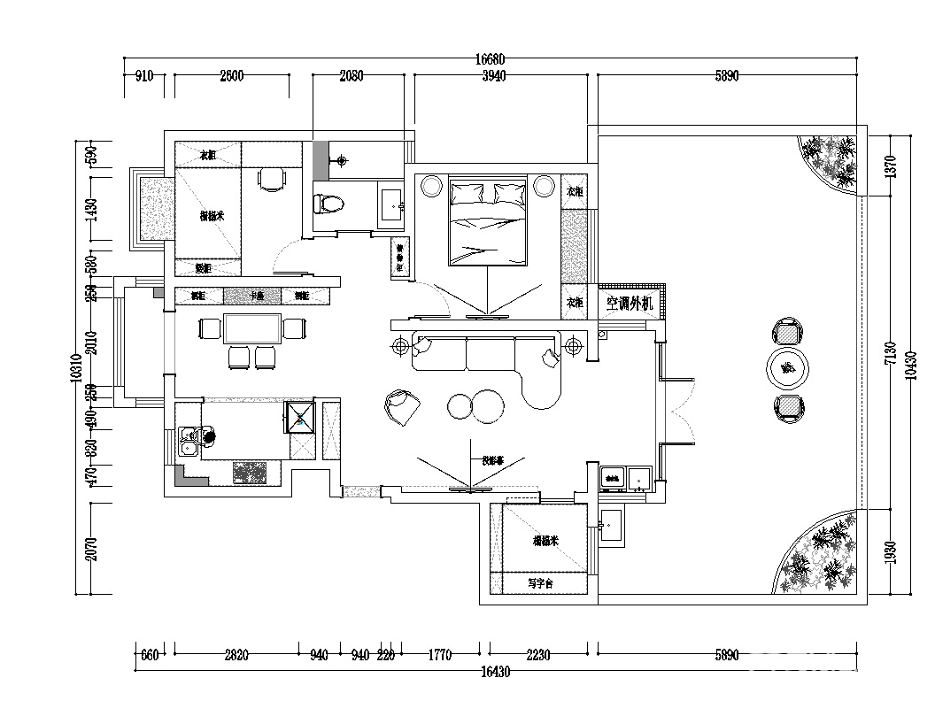 109平米三居室的现代风格案例，半包只花4万！-天地新城装修