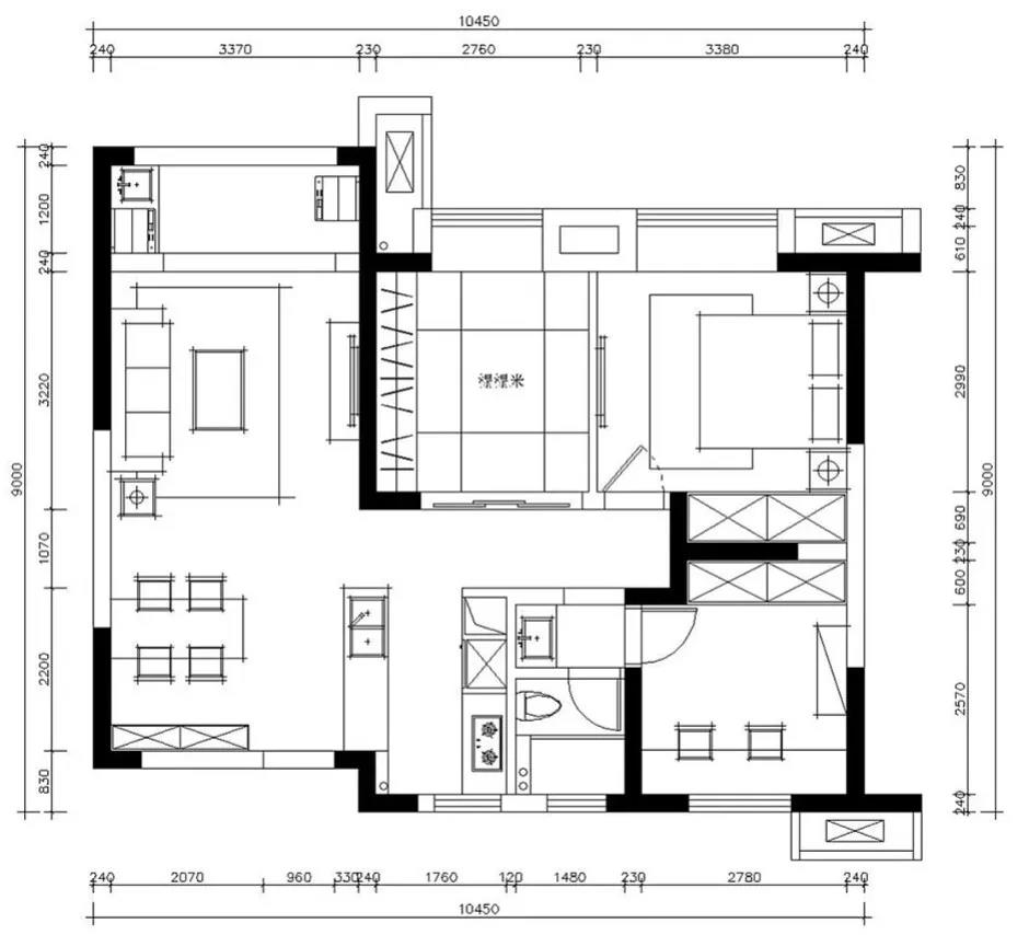 二居室一般多大面积？现代风格装修需要多少钱？