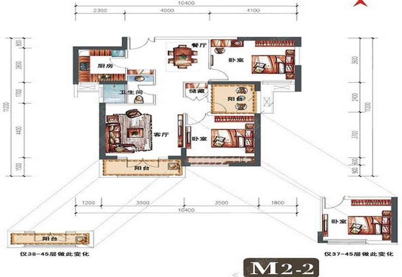106平米三居室装修案例 现代全包15万！-复地东湖国际装修