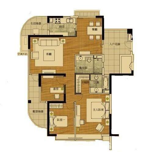 朋友买的124平米三居室，全包一共才花35万，这欧式风格太美了！-东方时空公寓装修