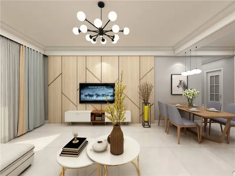 客厅电视背景墙 整体设计 时尚大气