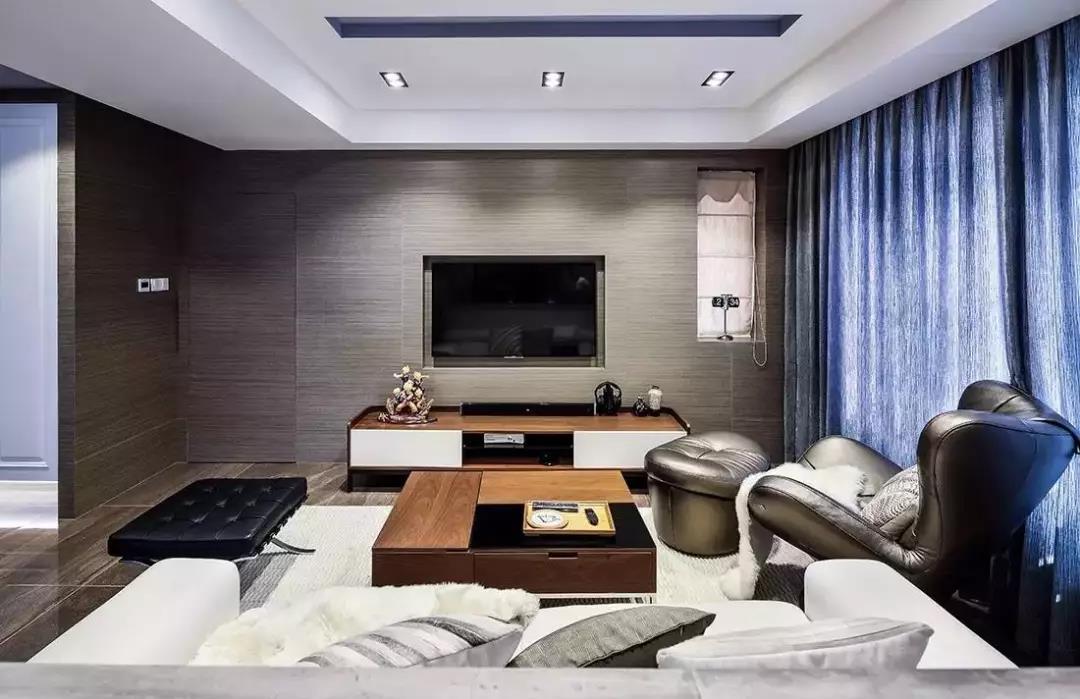 97.75平米的三居室装修案例欣赏，将现代风融入到现代生活当中。-幸福湾装修