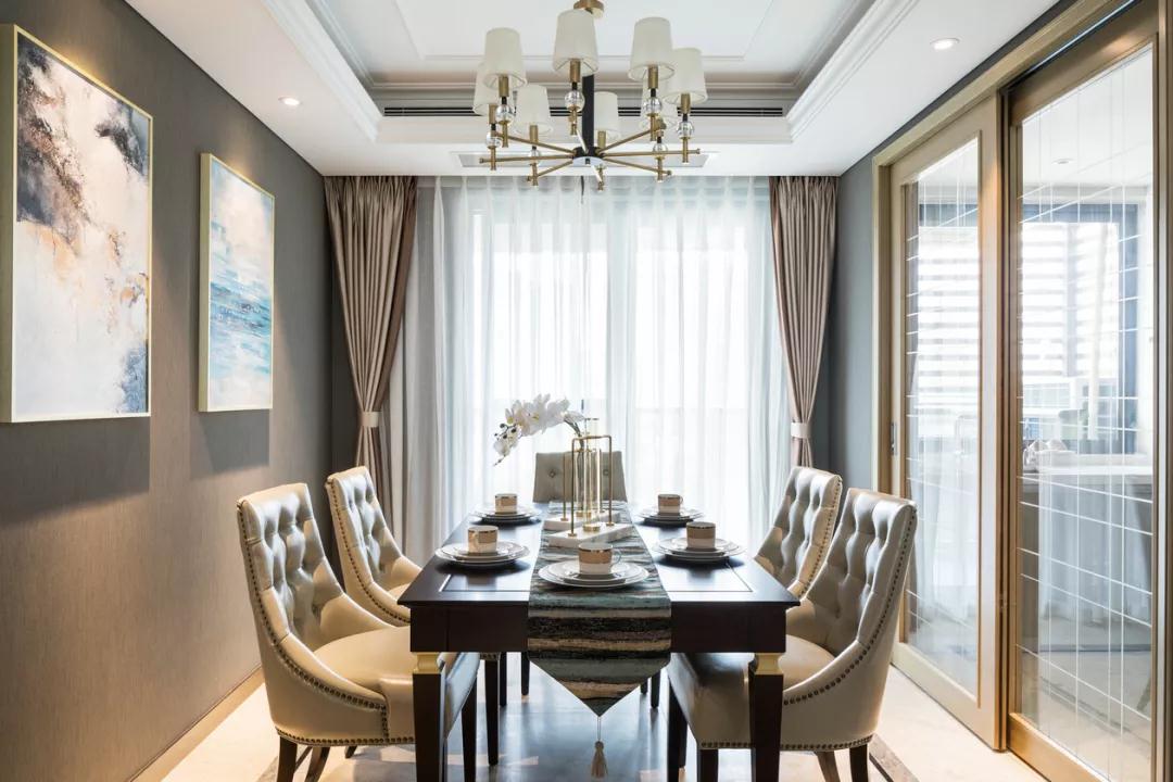 太原142㎡现代美式风，打造精致优雅的四居室！