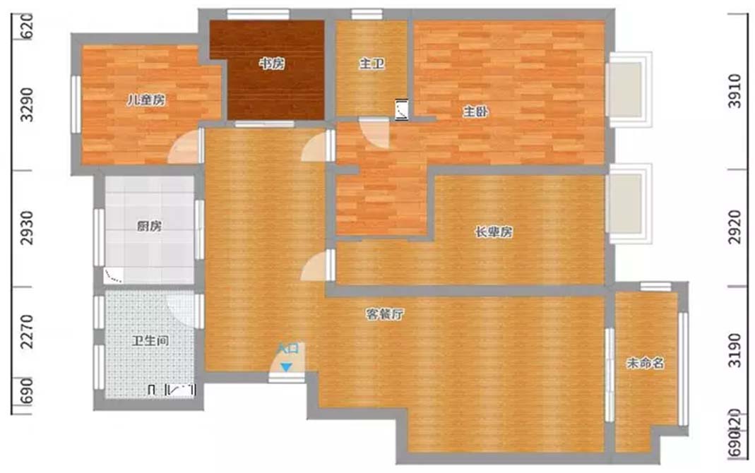 149.28平米现代风格三居室，预算6万，点击看效果图！-北城新天地装修